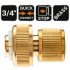 NEO TOOLS Tömlő gyorscsatlakozó 3/4", vízstoppos, réz 15-733