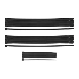   NEO TOOLS Kábelkötegelő, gyorskötöző, EXTREME, UV álló, fekete, készlet , különböző méretek, 75db 01-672