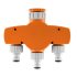 NEO TOOLS Mechanikus öntözőidőzítő óra, 3 utas, max.120perc 15-750