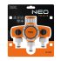 NEO TOOLS Mechanikus öntözőidőzítő óra, 3 utas, max.120perc 15-750