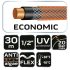 NEO TOOLS Locsolótömlő 1/2"x30 m, 4 rétegű ECONOMIC 15-801