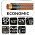 NEO TOOLS Locsolótömlő 1/2"x50 m, 4 rétegű ECONOMIC 15-802