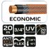 NEO TOOLS Locsolótömlő 3/4"x20 m, 4 rétegű ECONOMIC 15-803