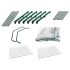 NEO TOOLS Növényház 69 x 49 x 95cm, PVC fólia, fémszerkezet 15-900