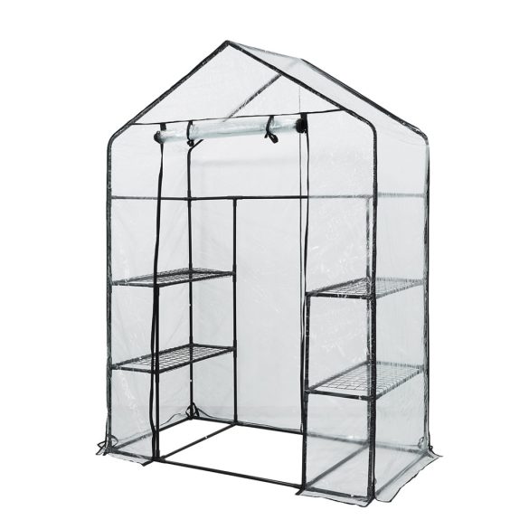 NEO TOOLS Növényház 143 x 73 x 195cm, PVC fólia, fémszerkezet 15-902
