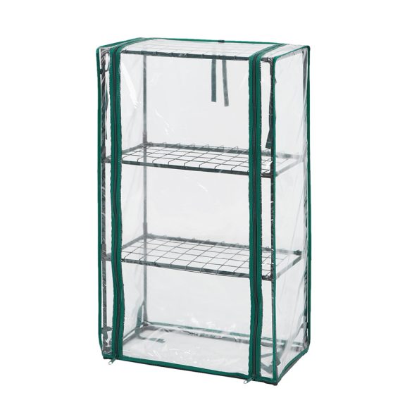 NEO TOOLS Növényház 46 x 24 x 80cm, PVC fólia, fémszerkezet 15-910