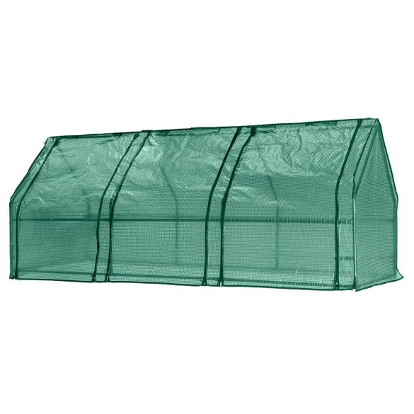 NEO TOOLS Növényház, 240x90x90cm, PE fólia, fémszerkezet 15-912
