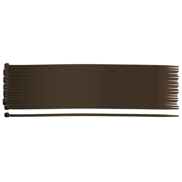 NEO TOOLS Kerti kötegelő, gyorskötöző 4,8x300mm, 50db, barna 15-972
