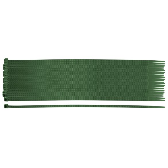 NEO TOOLS Kerti kötegelő, gyorskötöző 4,8x300mm, 50db, zöld 15-973