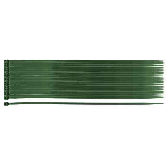NEO TOOLS Kerti kötegelő, gyorskötöző 2,5x200mm, 50db, zöld 15-977