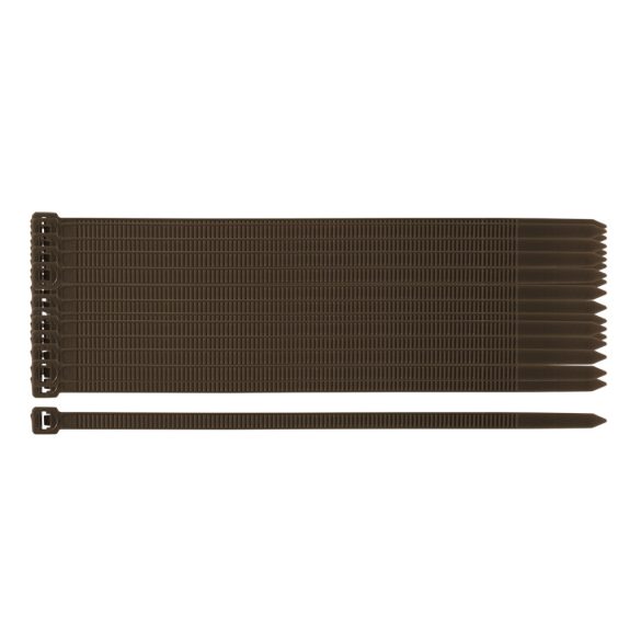 NEO TOOLS Kerti kötegelő, gyorskötöző 4,8x160mm, 50db, barna 15-978