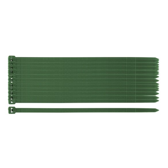 NEO TOOLS Kerti kötegelő, gyorskötöző 4,8x160mm, 50db, zöld 15-979