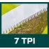 VERTO Ágvágó fűrész, fűrészlap: 180mm, 7 TPI, összecsukható 15G100
