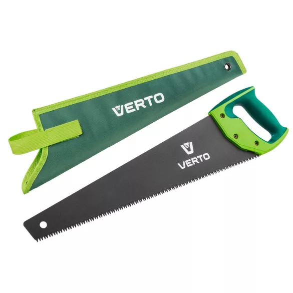 VERTO Kézifűrész 450mm, teflon bevonat, védőtokkal 15G102
