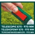 VERTO Ágvágó, rávágó, áttételes, alumínium nyél, teleszkópos, 670 - 970mm, vágókap.: 45mm 15G259