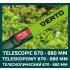VERTO SÖVÉNYVÁGÓ OLLÓ TELESZKÓPOS 670-880mm / penge:200mm 15G312
