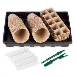   VERTO Palántázó doboz+ tálca készlet, papír, 88db-os 15G467