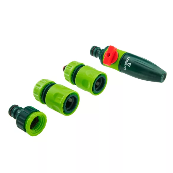 VERTO Öntözőfej csatlakozókkal 1/2", 4db 15G711
