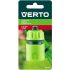 VERTO Tömlő gyorscsatlakozó 1/2" vizstoppos 15G721