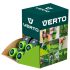 VERTO 30db Tömlő gyorscsatlakozó 1/2" vízstoppos, kétkomponensű, kínálódobozban 15G731-30