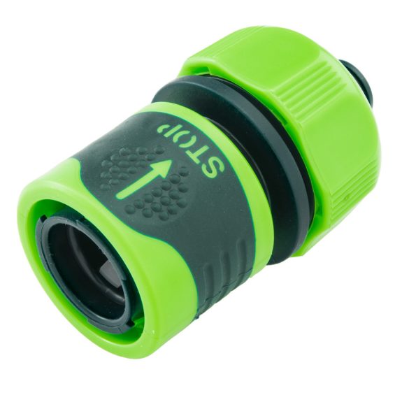 VERTO 30db Tömlő gyorscsatlakozó 3/4" vizstoppos, kétkomponensű, kínálódobozban 15G733-30