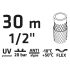 VERTO Locsolótömlő 30 m, 1/2", ECONOMIC, zöld 15G801