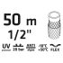 VERTO Locsolótömlő 50 m, 1/2", ECONOMIC, zöld 15G802