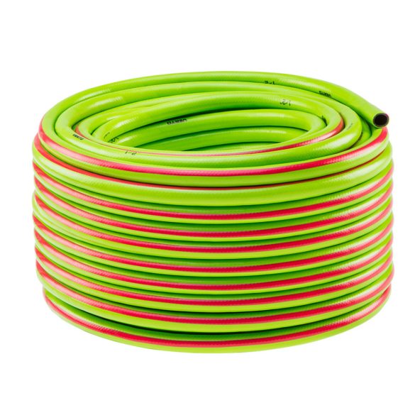 VERTO Locsolótömlő 50 m, 1/2", Professional: csomózódás, csavarodás védelem, UV álló, algásodás védelem 15G822