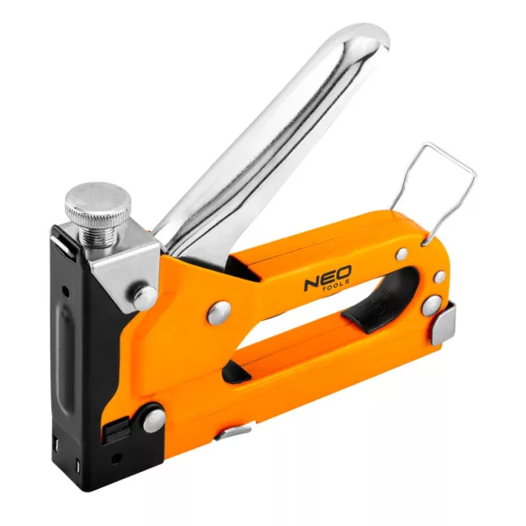 NEO TOOLS Tűzőgép kárpitos, 4-14mm, acél, J kapcsokhoz 16-032