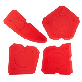   TOPEX Fugakihúzó készlet, 4db, szilikon, 6, 8, 9, 10, 12, 14, 15, 17, 21, 28 16B472