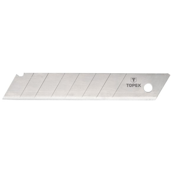 TOPEX Törhető penge 18mm, 10db 17B348