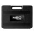 NEO TOOLS Műanyag forrasztó/hegesztő pisztoly készlet kapcsokkal 50W, 200 db kapocs 19-158