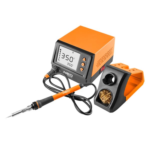 NEO TOOLS Forrasztó állomás, 60W, 180-480°C 2 év garanciával 19-200