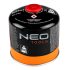 NEO TOOLS Kemping gázégő+ 2db gázpalack 20-060