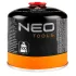 NEO TOOLS Kemping gázégő+ 2db gázpalack 20-060