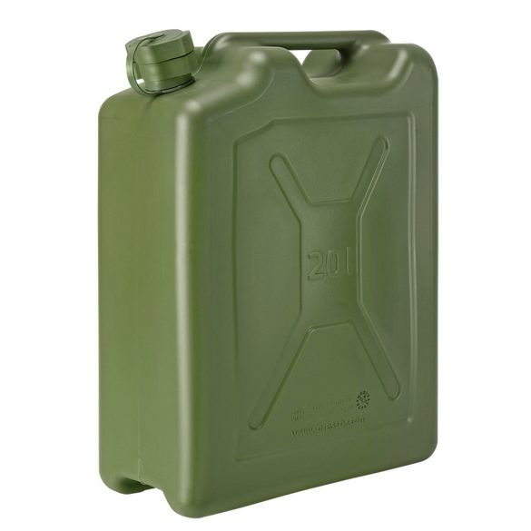 PRESSOL Katonai olajzöld üzemanyagkanna 20 l PE, flexi csővel 21 127-950
