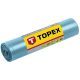 TOPEX Szemeteszsák 80L, Nagy teherbírású, kék, méretek:60x90cm, vastagság: 100 mic, LDPE fólia, 5db 23B257