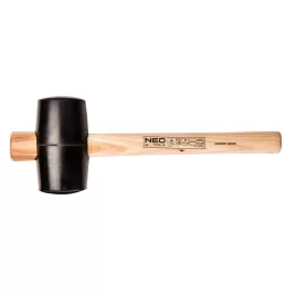 NEO TOOLS Gumikalapács 75mm 680g, hickory nyél 25-053