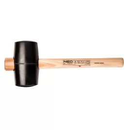 NEO TOOLS Gumikalapács 90mm 1200g, hickory nyél 25-054