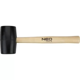 NEO TOOLS Gumikalapács 50mm 340g, keményfa nyél 25-061