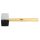 NEO TOOLS Gumikalapács 63mm 680g FEKETE FEHÉR 25-068