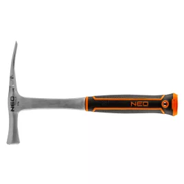   NEO TOOLS Kőműveskalapács széles fejjel, 600g, monoblokk, kétkomponensű markolat 25-105
