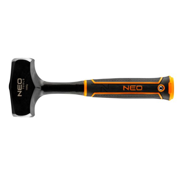 NEO TOOLS Kőtörő kalapács 1500g, monoblokk, kétkomponensű markolat 25-107