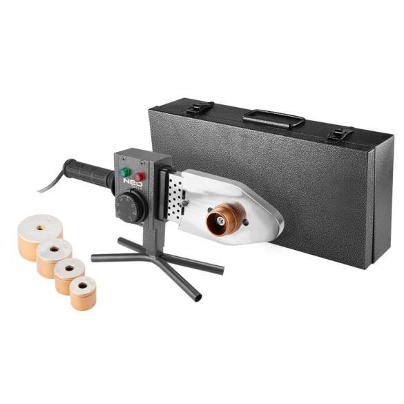NEO TOOLS Csőhegesztőgép 800W műanyagokhoz, 4 hüvellyel: 20, 25, 32, 40mm 02-400