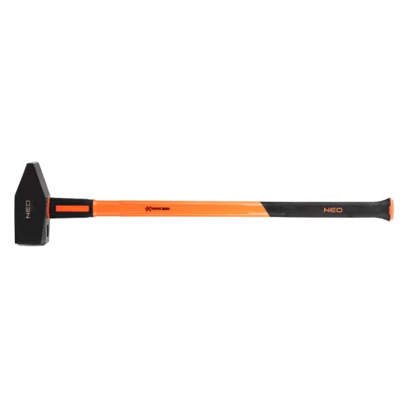 NEO TOOLS Általános kalapács 6kg, üvegszál nyél, kétkomponensű markolat 25-154