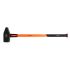 NEO TOOLS Általános kalapács 8kg, üvegszál nyél, kétkomponensű markolat 25-155