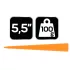 NEO TOOLS Műanyag fahasító ék 5,5" 27-201