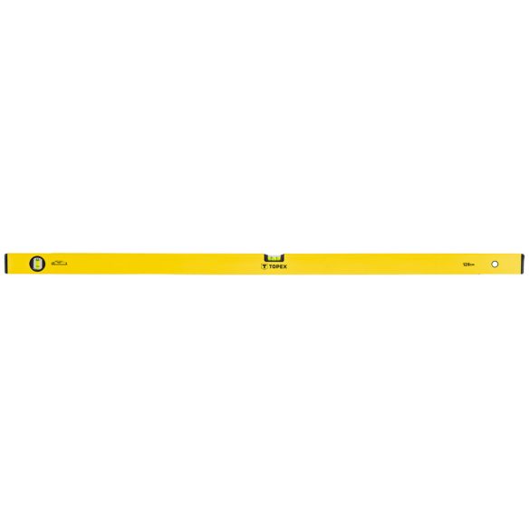 TOPEX Vízmérték, 120cm, 2 libella, aluminium, ±1mm/m, Minimum rendelés: 3db 29C505