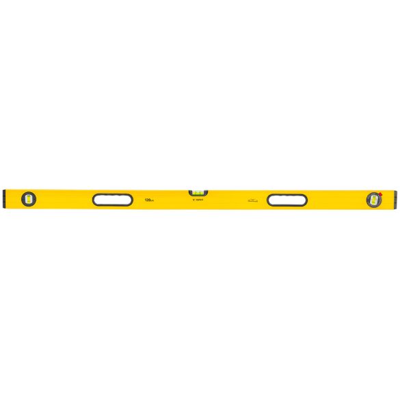 TOPEX Vízmérték, 120cm, 3 libella, 2 markolat, aluminium, ±0,5mm/m 29C605