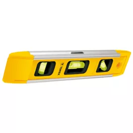   TOPEX Torpedó vízmérték, alumínium, 230mm, 3 libella, mágneses 29C894